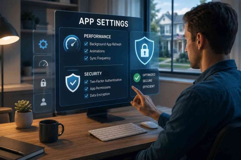 How to Configure App Settings for Better Performance and Security