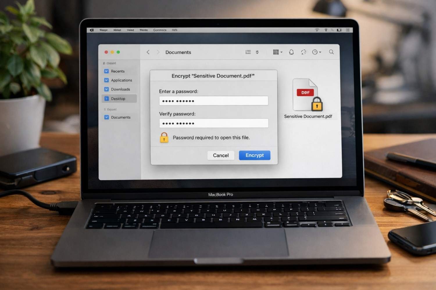 Use Disk Utility to Password Protect Folders on Mac